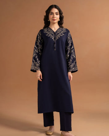 Starlit Navy Embellished Attire SF 367